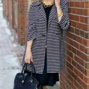 Cabi Maritime Trench Knit Jacket